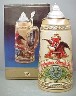 Clipper Ship and Horse Drawn Wagon lidded stein